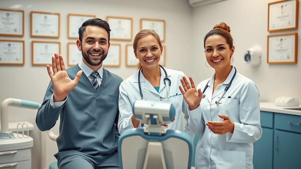 friendly dental clinic team, dental care experts, approachable professional staff, oral health help in Johnstown