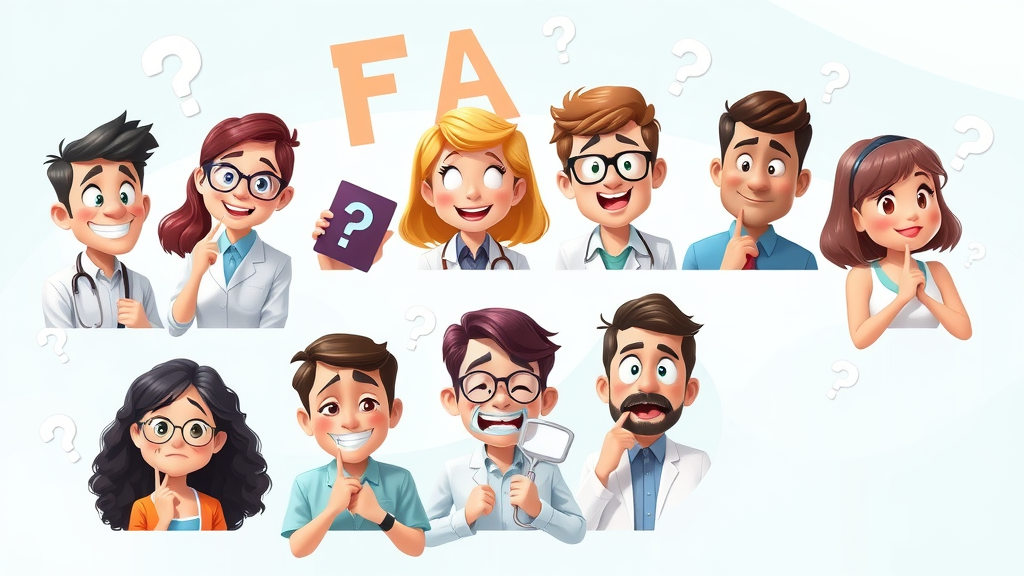 faq panel with people asking do i really need to floss and dental hygiene questions