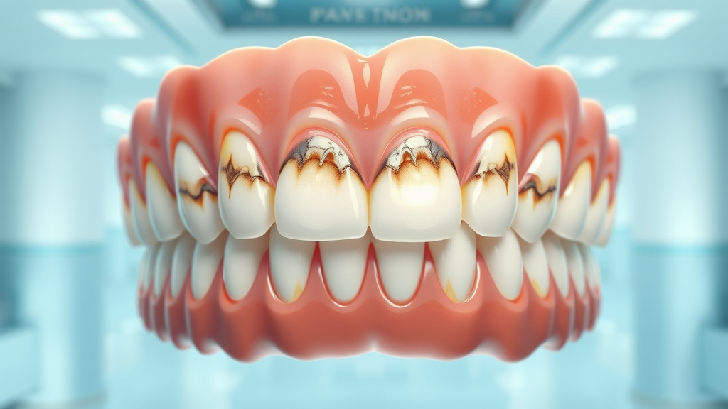 detailed cross-section showing enamel erosion, brush action, and healthy enamel, emphasizing risk of cavities from brushing too hard