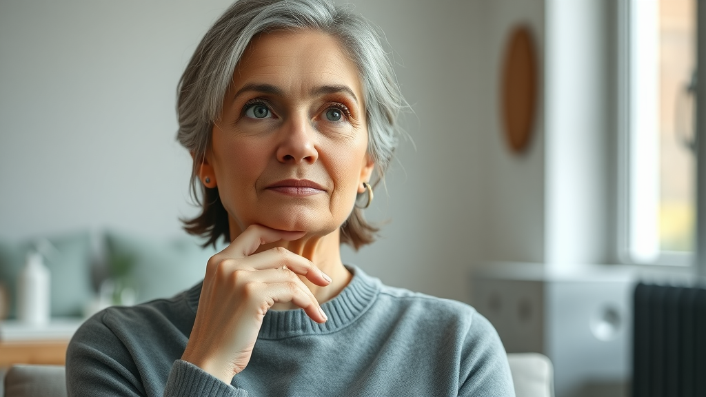 Thoughtful middle-aged woman contemplating dental visit - i’m not having any symptoms. do i still need to see a dentist?